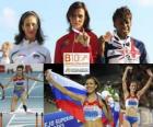 Natalia Antiuj 400m engelli şampiyonu, Vania Stambolova ve Shakes-Drayton Perri (2 ve 3) Avrupa Atletizm Şampiyonası&#039;nda Barcelona 2010